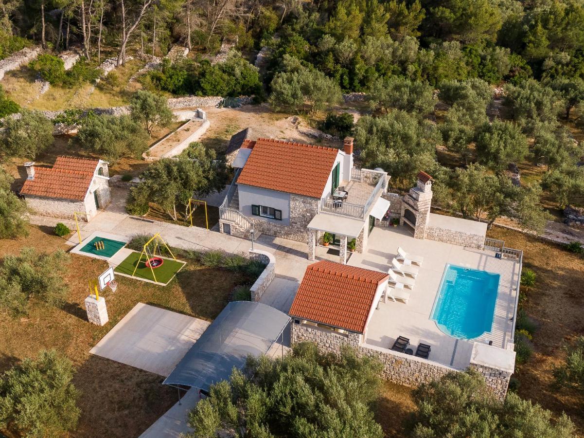 Villa Barbara - Olive Paradise, With Chlorine-Free Pool Vela Luka Buitenkant foto