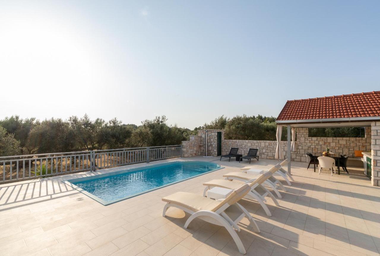 Villa Barbara - Olive Paradise, With Chlorine-Free Pool Vela Luka Buitenkant foto