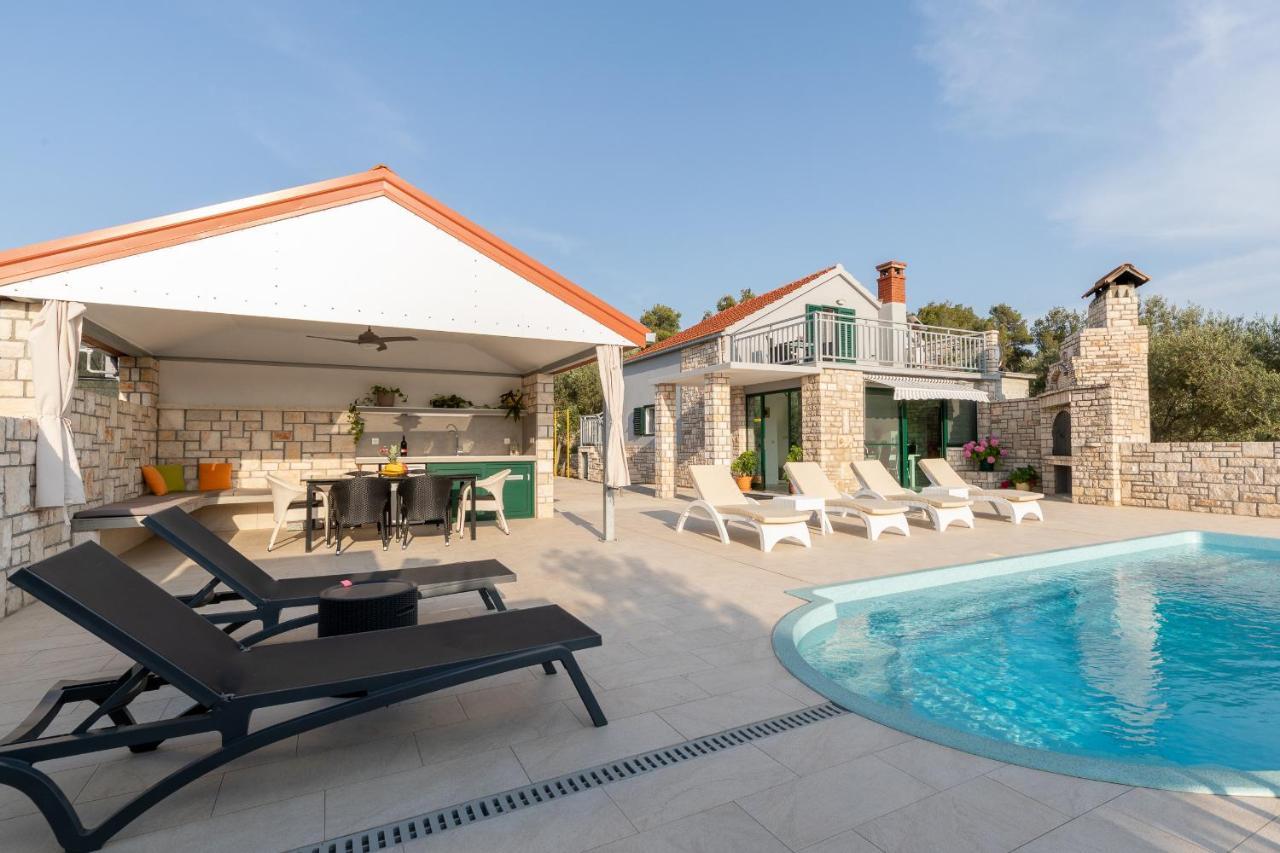 Villa Barbara - Olive Paradise, With Chlorine-Free Pool Vela Luka Buitenkant foto